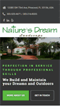 Mobile Screenshot of naturesdreamlandscape.com